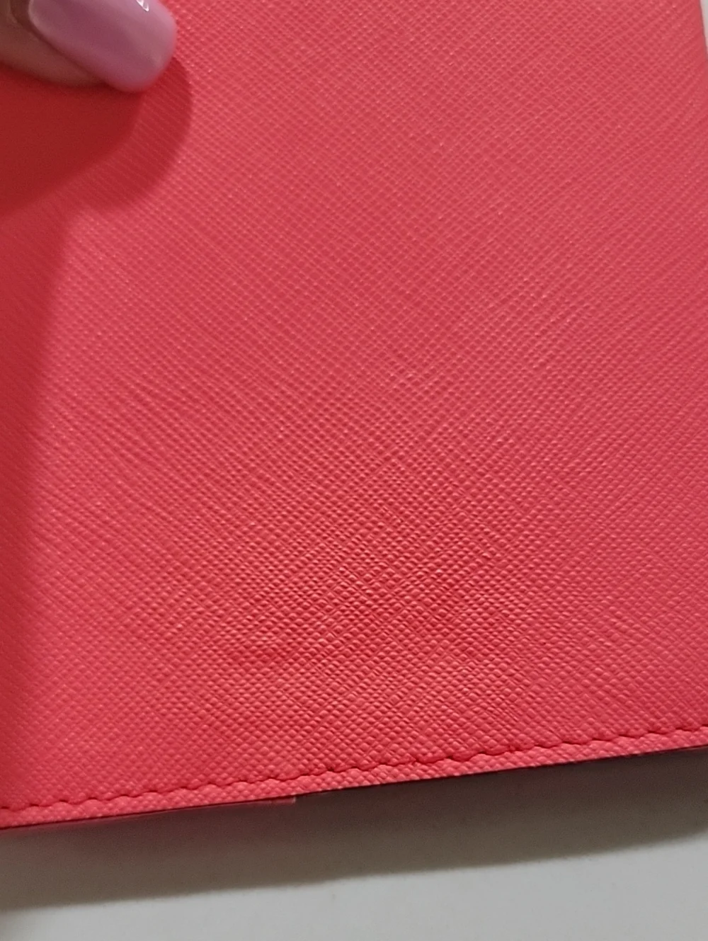 kate spade coral Talk The Talk Imogene Passport Holder Featuring Parrot